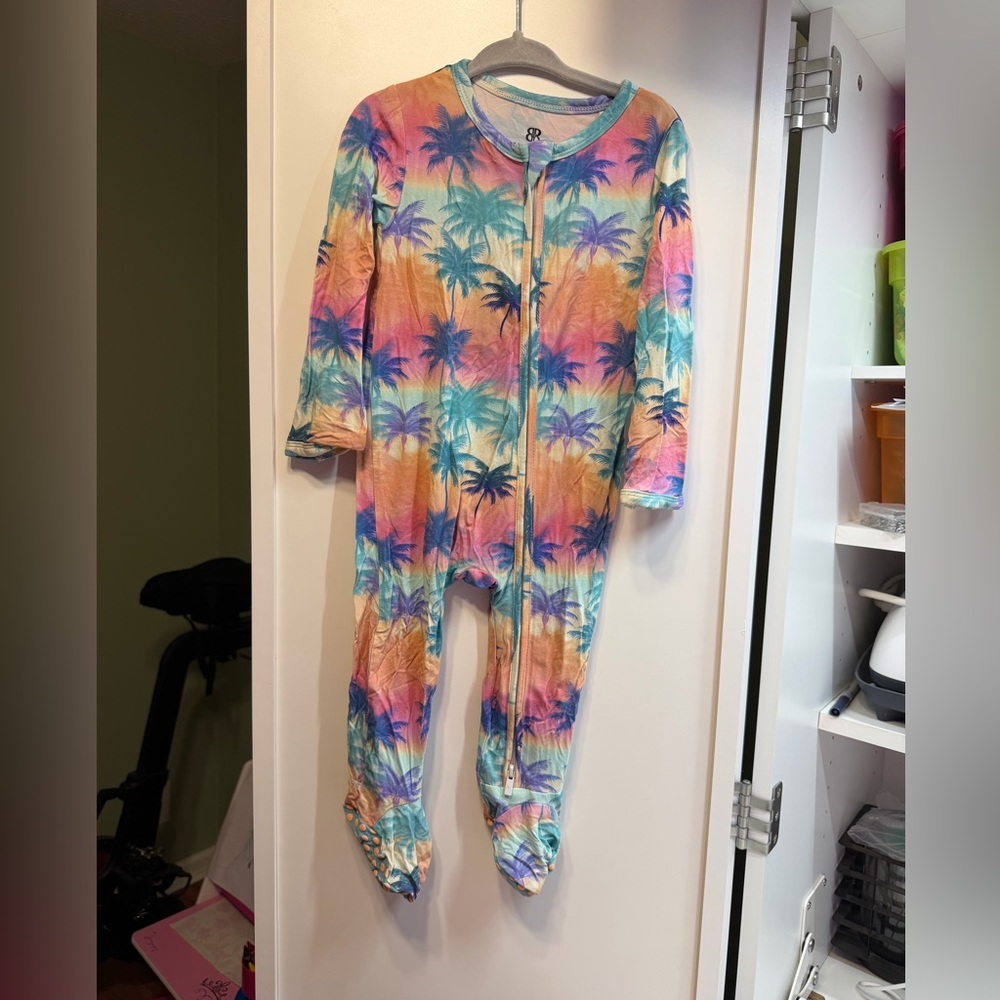 Colorful Palm Tree Kids One Piece